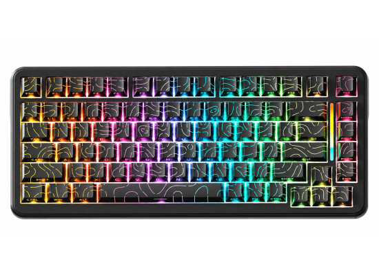 ATTACK SHARK X82 PRO HE Tri-Mode Magnetic Gaming Keyboard Black Contours